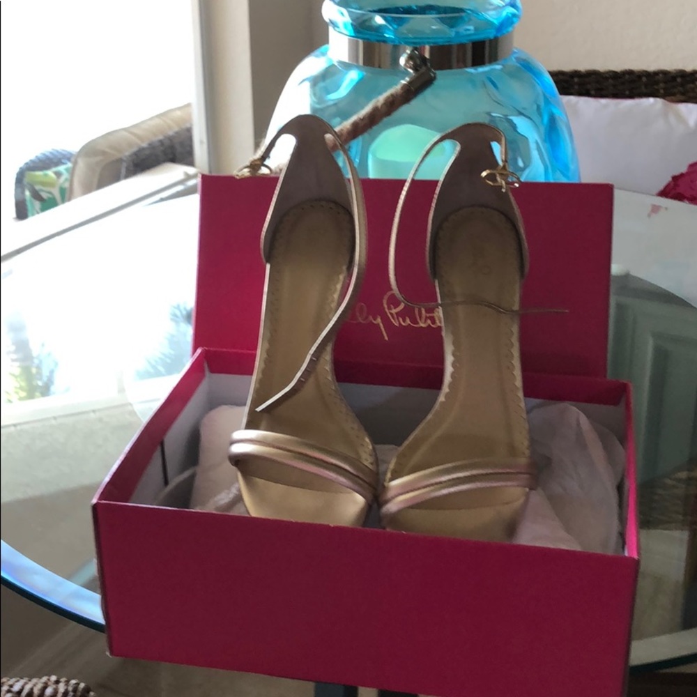 Lilly Pulitzer Jenna Wedge Shoes Size 10